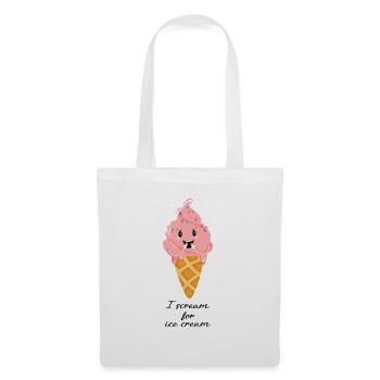 Scream for Ice Cream - Tote Bag - white - Front