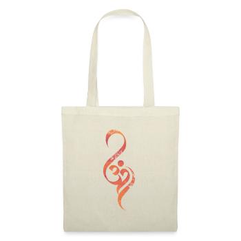 Om Yoga Kunst - Stoffbeutel - Natur - Vorne