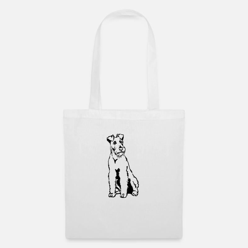 Irish Terrier - Stoffbeutel - Weiß