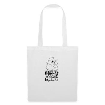 So viele Mamas auf der Welt Muttertag Geschenk - Stoffbeutel - Weiß - Vorne