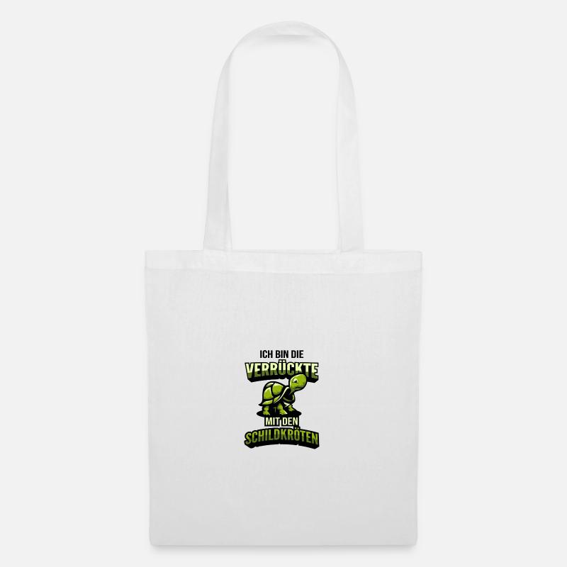 Schildkröten Liebhaber | Schildkröte Geschenkideen - Stoffbeutel - Weiß