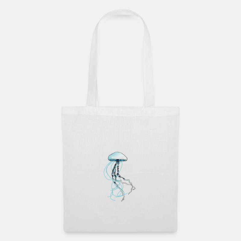 Jellyfish - Tote Bag - white