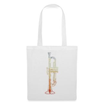 Vintage Trumpet - Tote Bag - white - Front
