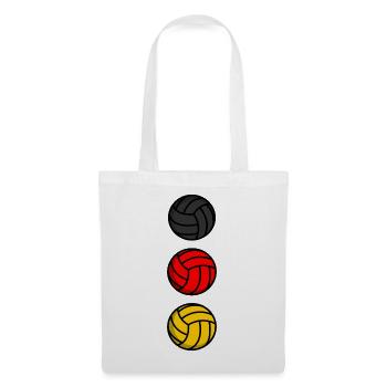 Deutschland Volleyball - Stoffbeutel - Weiß - Vorne