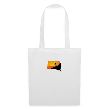 Downhill MTB mountain bike mountain bike mountains - Tote Bag - white - Front