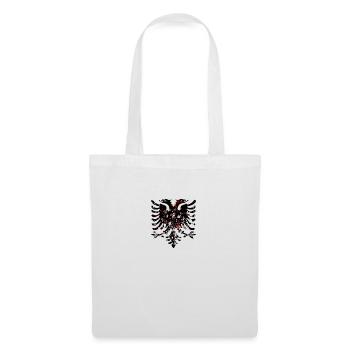 Albanischer Adler Schwarz Weiß Rot - Stoffbeutel - Weiß - Vorne