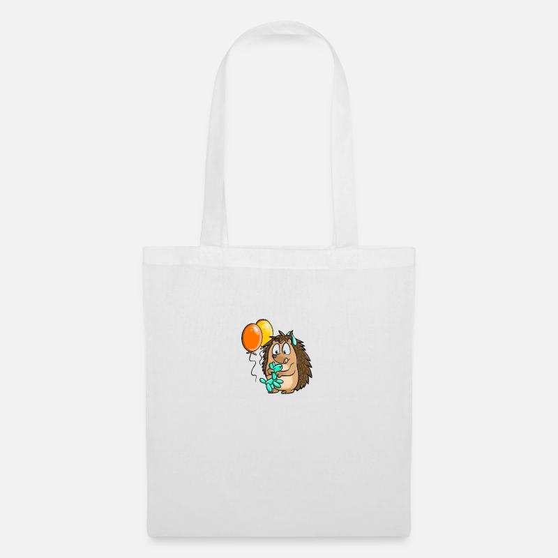 Déclaration de conception de ballons hérisson Paulchen Peng - Sac en tissu - blanc