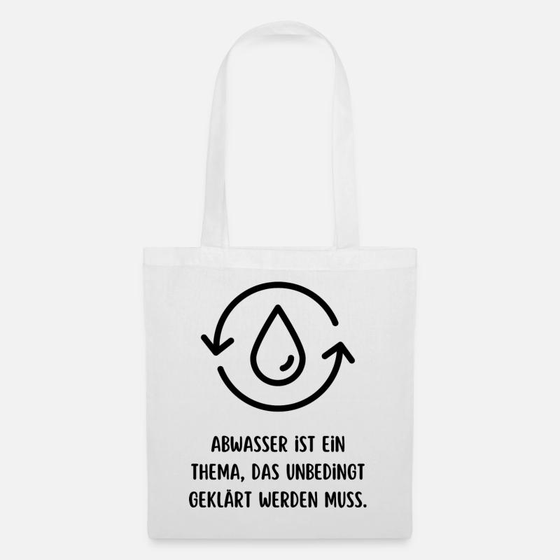 Geklärt - Stoffbeutel - Weiß