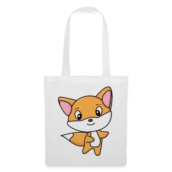 Renard - Sac en tissu - blanc - Devant
