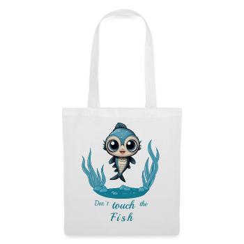 Poisson sucré - Sac en tissu - blanc - Devant