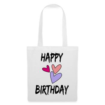 HAPPY BIRTHDAY - Tote Bag - white - Front