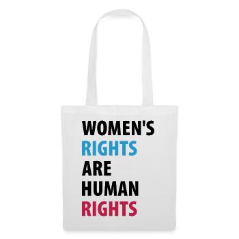 Women's Right Are Human Rights - Tote Bag - white - Front