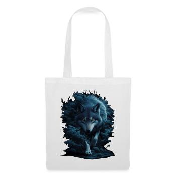 Mystic Wolf in Night Forest - Tote Bag - white - Front