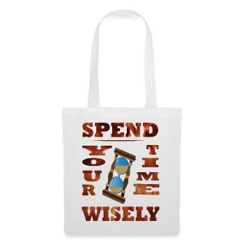 Spend Your Time Wisely - Tote Bag - white - Front