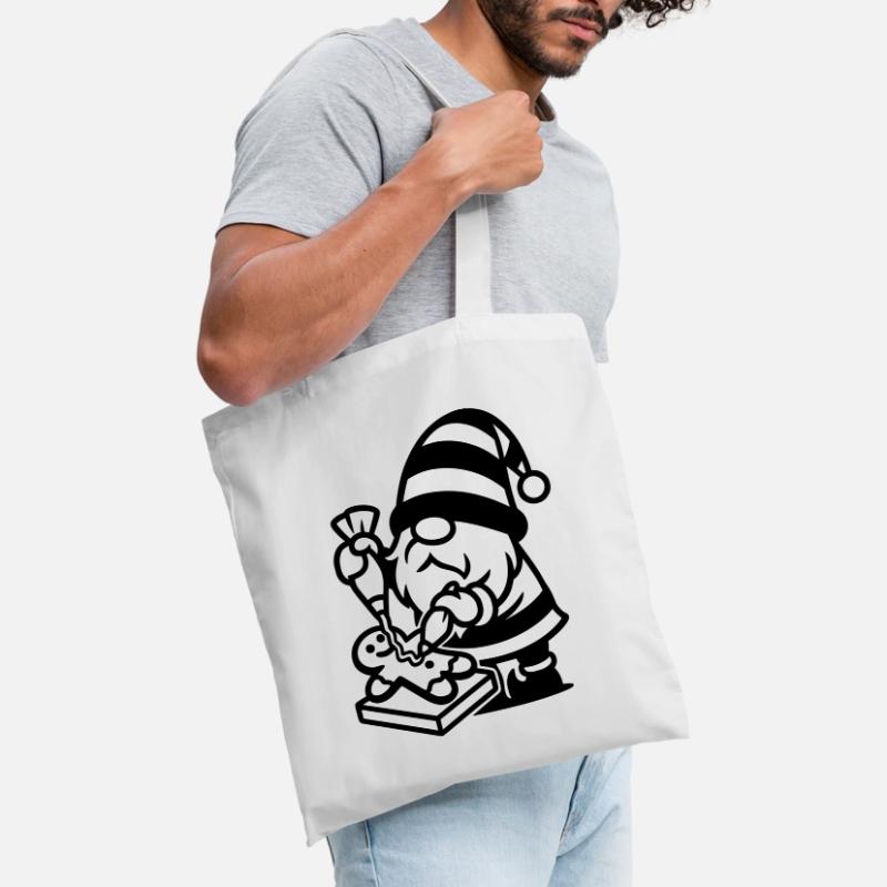 Gingerbread Baking Gnome Tote Bag