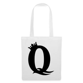 Q-Queen – Majestueuse Party & Girl Design - Sac en tissu - blanc - Devant