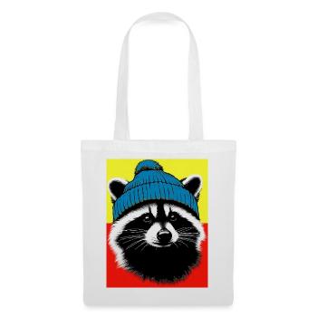 Raccoon - Tote Bag - white - Front