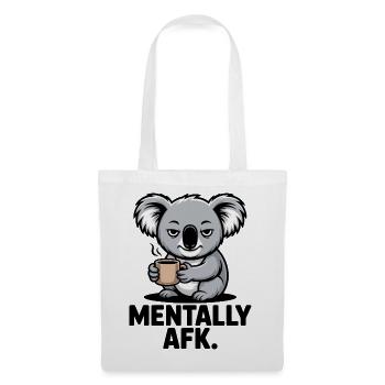 Koala AFK Coffee - Sac en tissu - blanc - Devant