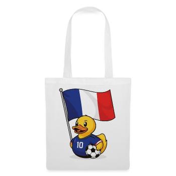 Maillot de football français pour les supporters - Sac en tissu - blanc - Devant