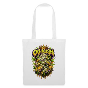 OG Kush Graffiti Bud Art Print - Stoffbeutel - Weiß - Vorne