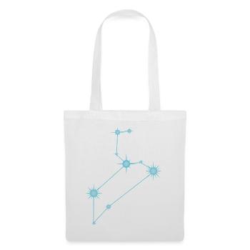 Leo Star Constellation Zodiac Sign Pastel Blue - Tote Bag - white - Front