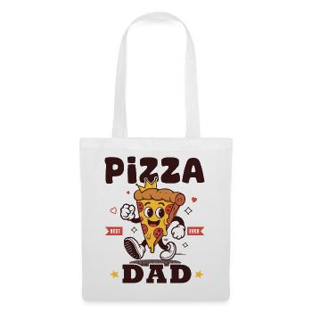 Pizza-Papa Pizza-Liebhaber-Geschenk - Stoffbeutel - Weiß - Vorne