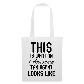 Tax Agent Accounting Financial Advisor Gift - Tote Bag - white - Front