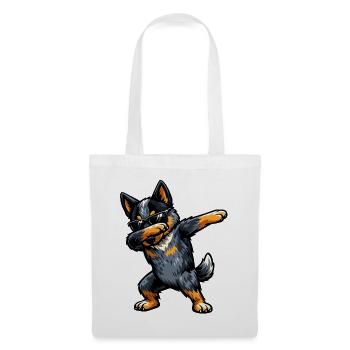 Dabbing Australian Cattle Dog - Tote Bag - white - Front