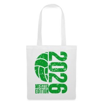 Volleyball Master Shirt 2026, Green , Bottle - Tote Bag - white - Front