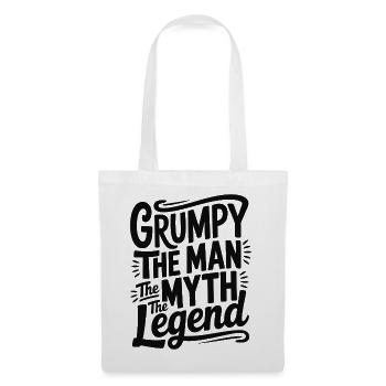 Grumpy der Mann, der Mythos, die Legende - Stoffbeutel - Weiß - Vorne