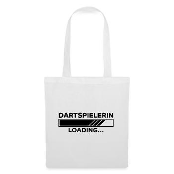Dartspielerin Spruch Darter Dartspielerin Geschenk - Stoffbeutel - Weiß - Vorne