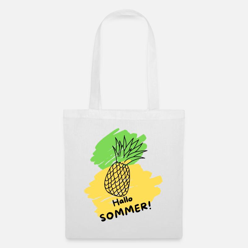 Hello Summer Fruit Pineapple Holiday Warmth - Tote Bag - white
