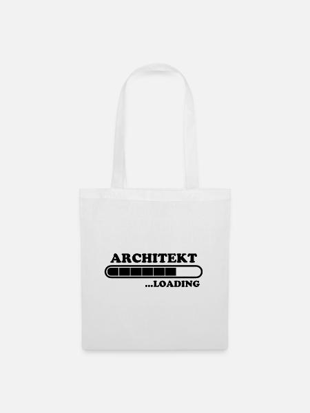 Architekt Spruch Architektur Architekt Geschenk - Stoffbeutel - Weiß