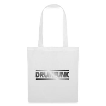 Drumfunk DNB Drum and Bass Junglist - Stoffbeutel - Weiß - Vorne