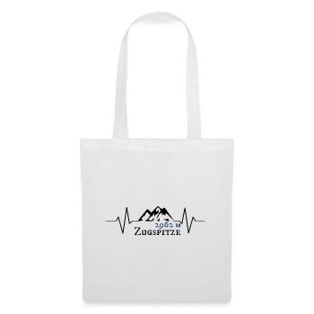 Height Zugspitze Souvenir - Tote Bag - white - Front