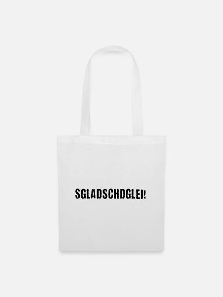 ddr sgladschdglei Sachsen Sachse Geschenkidee - Stoffbeutel - Weiß