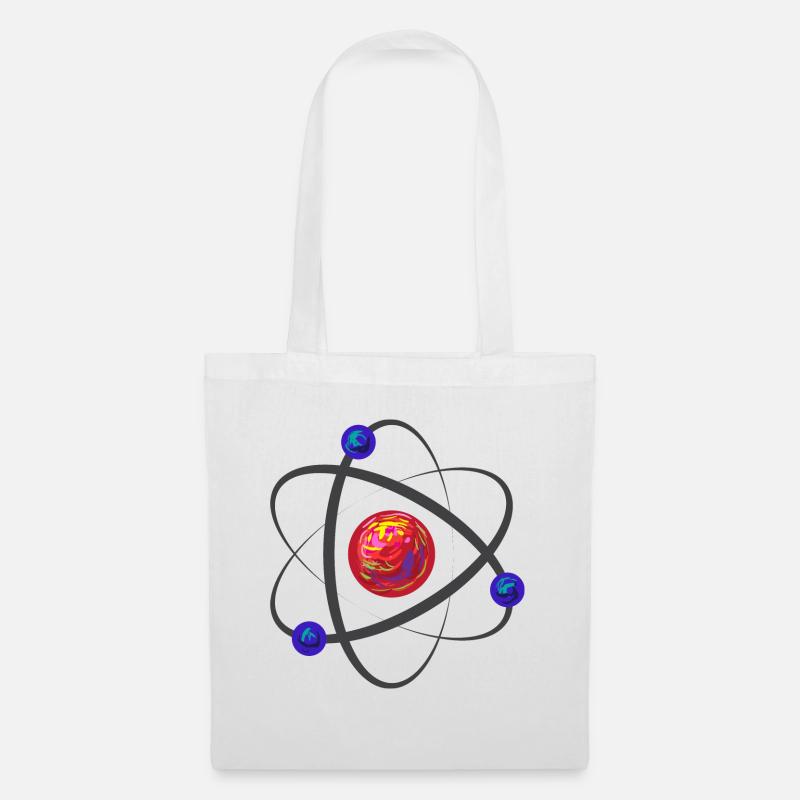 Proton Atom - Stoffbeutel - Weiß