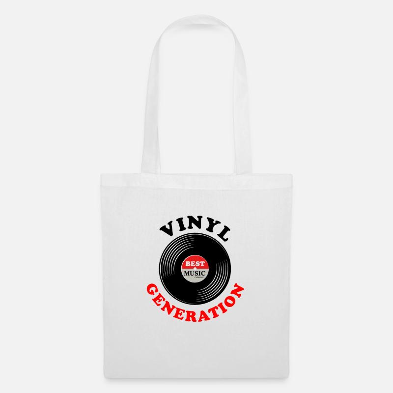Vinyl generation - Tote Bag - white