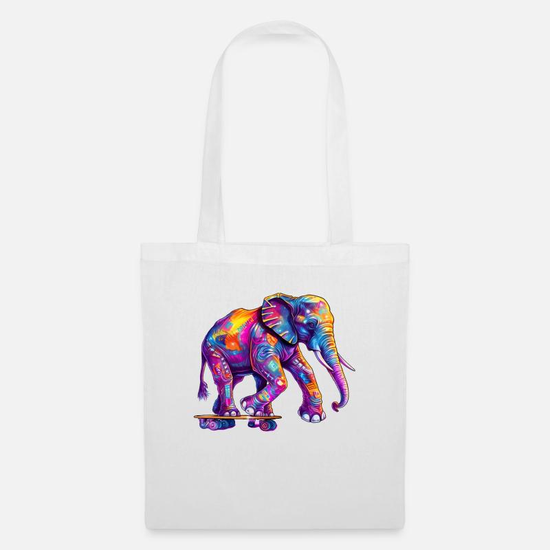 Metall Elephantastic - Stoffbeutel - Weiß