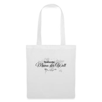 Maman la plus fière du monde - Sac en tissu - blanc - Devant