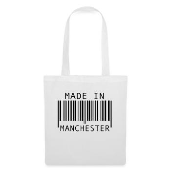 Made in Manchester - Stoffbeutel - Weiß - Vorne
