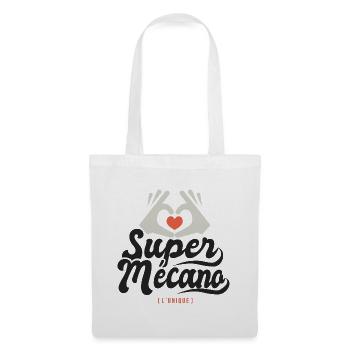Super mécano l unique cadeau mécanisien mecanisien - Sac en tissu - blanc - Devant