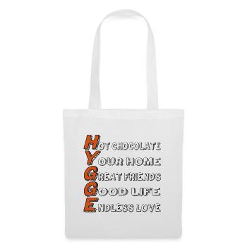 Style de vie HYGGE - Sac en tissu - blanc - Devant