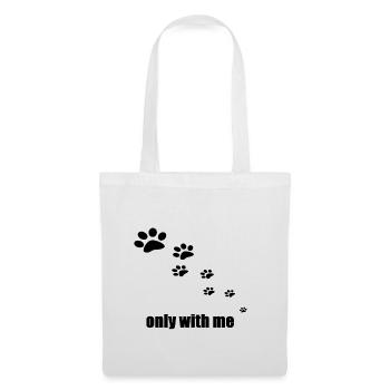 slady chien chien cadeau saigne - Sac en tissu - blanc - Devant