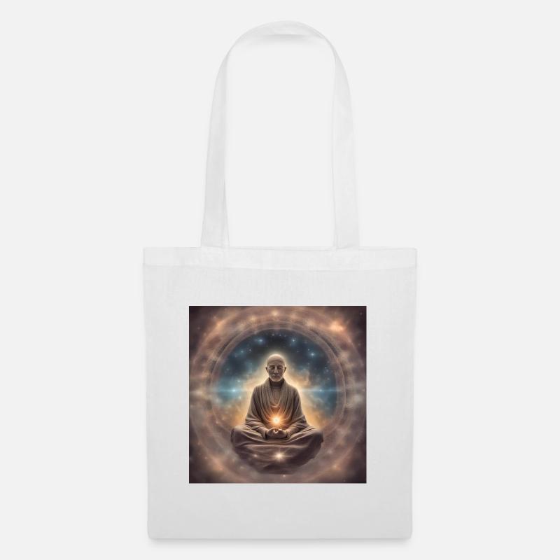 Chakra Meditation Astral - Stoffbeutel - Weiß