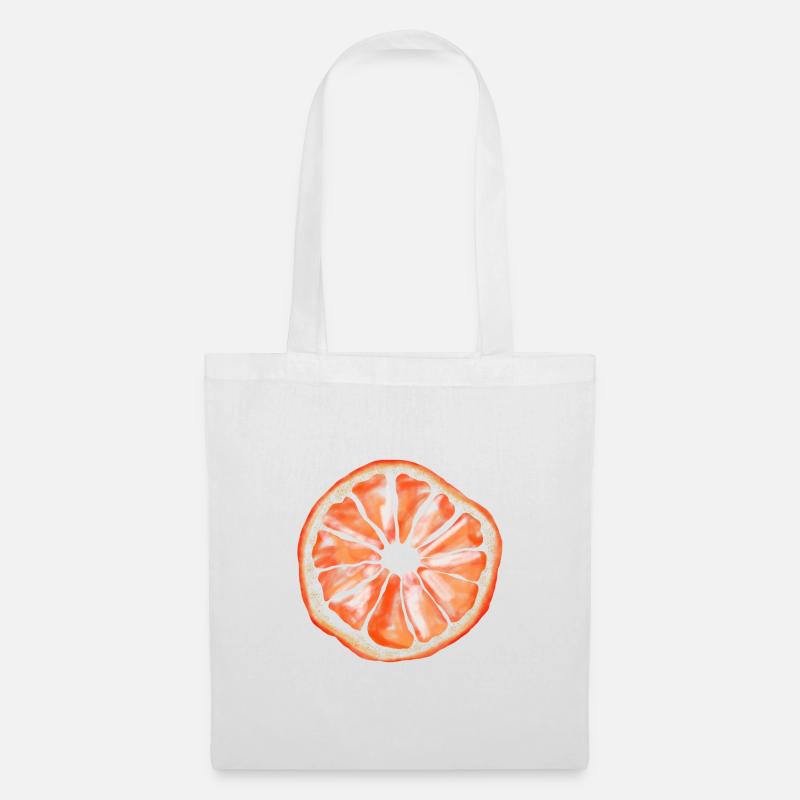 Grapefruit - Stoffbeutel - Weiß