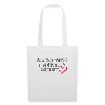 getting married - Tote Bag - white - Front