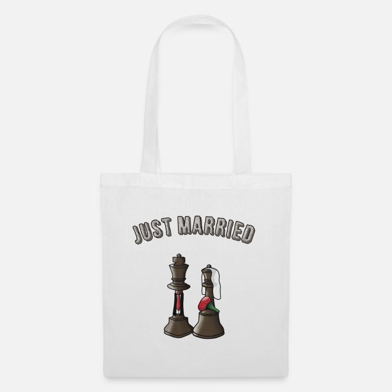 Just married! - Stoffbeutel - Weiß