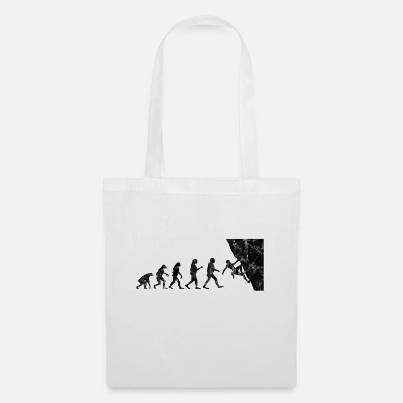 Climbing climbing climber bouldering climbing wall - Tote Bag - white