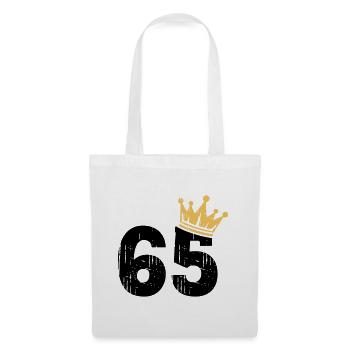 65 Crown 65th Birthday 65 Years - Tote Bag - white - Front